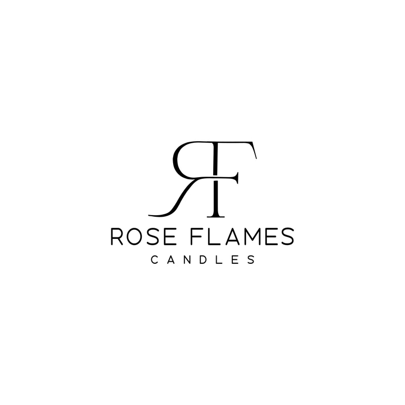 Rose Flames Candles
